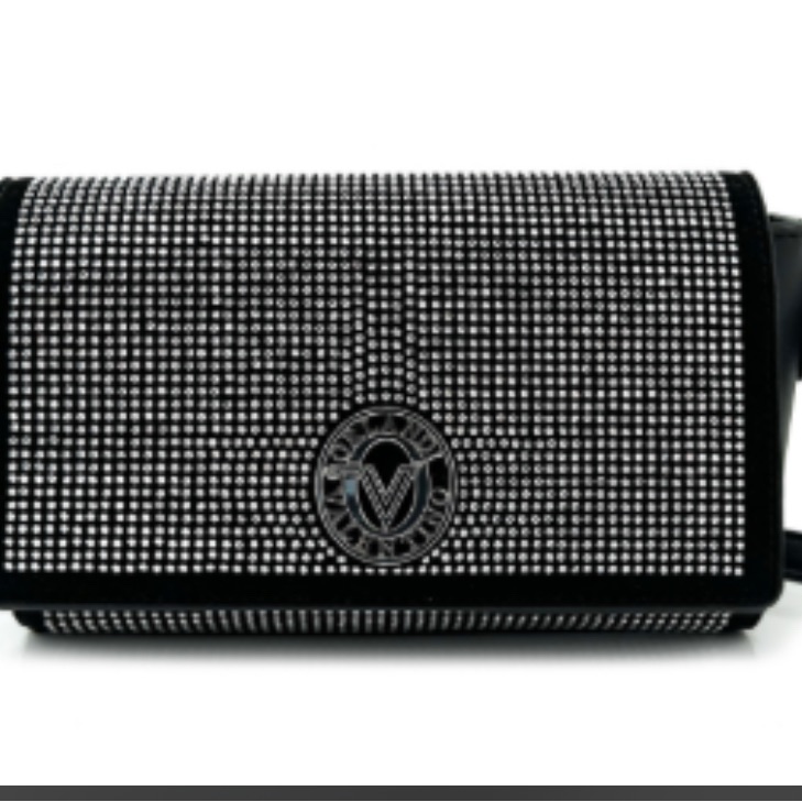 Valentino Orlandi Black And Silver Clutch
